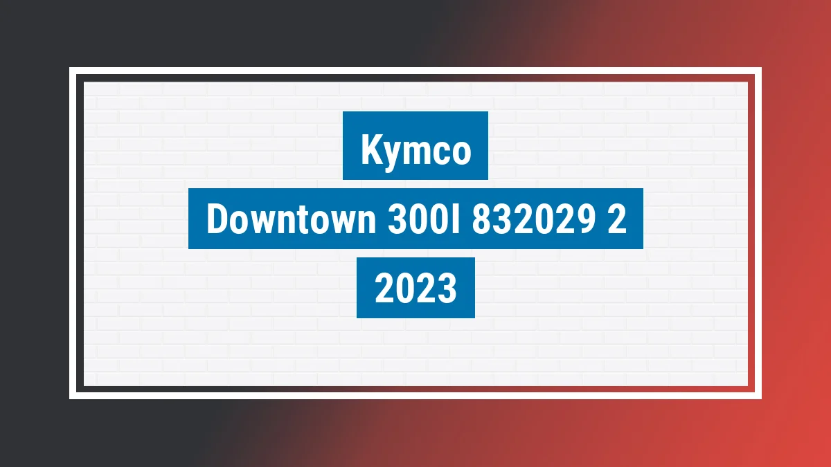 Imagem ilustrativa Kymco Downtown 300i 2023
