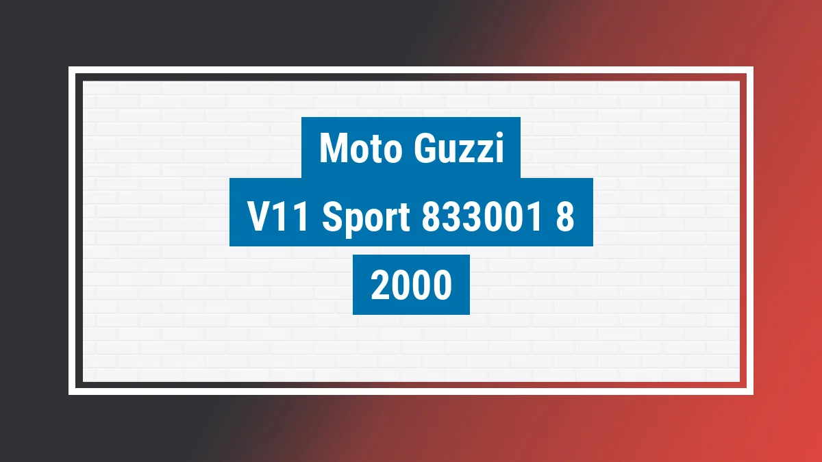 Imagem ilustrativa Moto Guzzi V11 Sport Le Mans 1064cc 2000