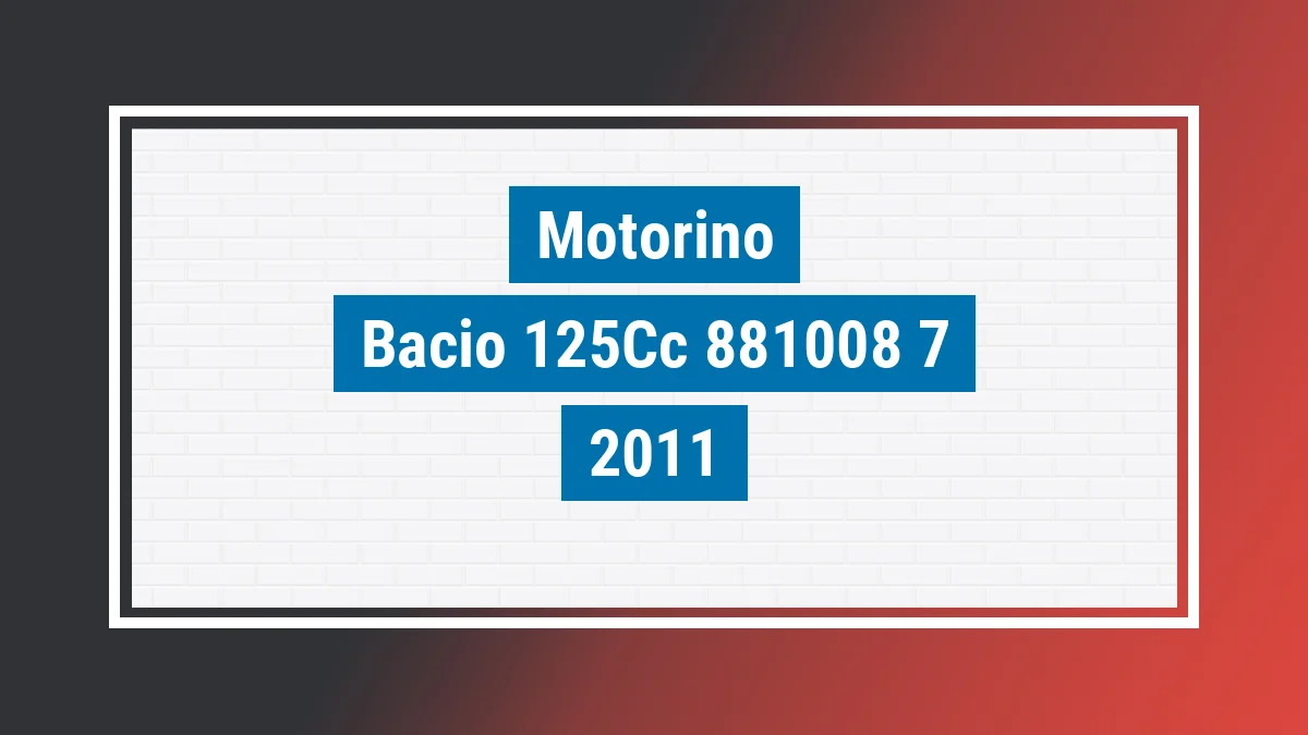 Imagem ilustrativa Motorino Bacio 125cc 2011