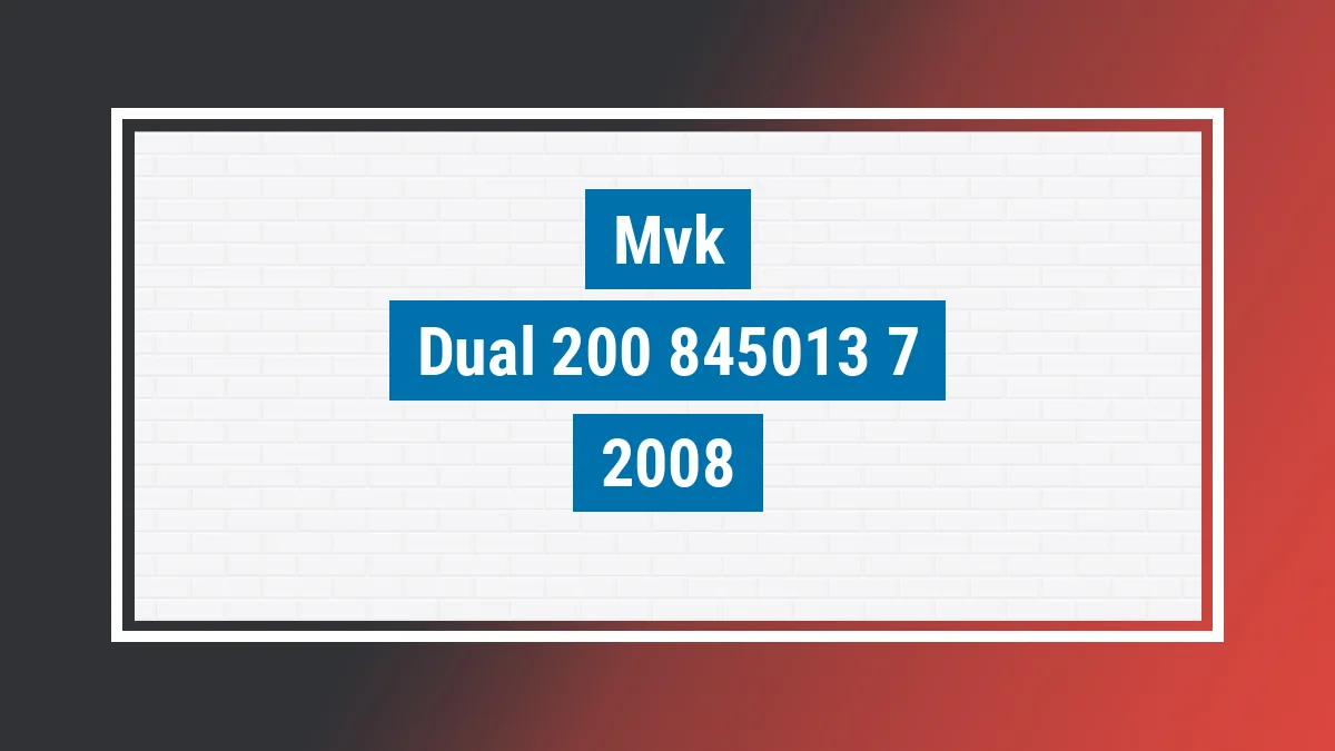 Imagem ilustrativa Mvk Dual 200 2008
