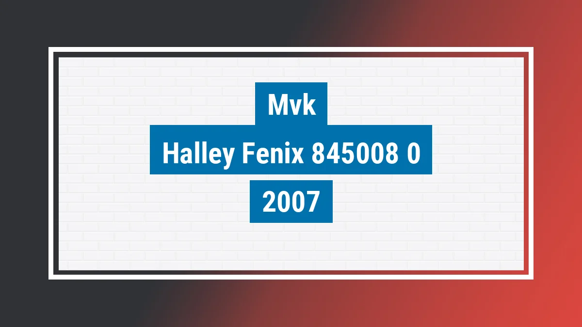 Imagem ilustrativa Mvk Halley Fenix 200 2007
