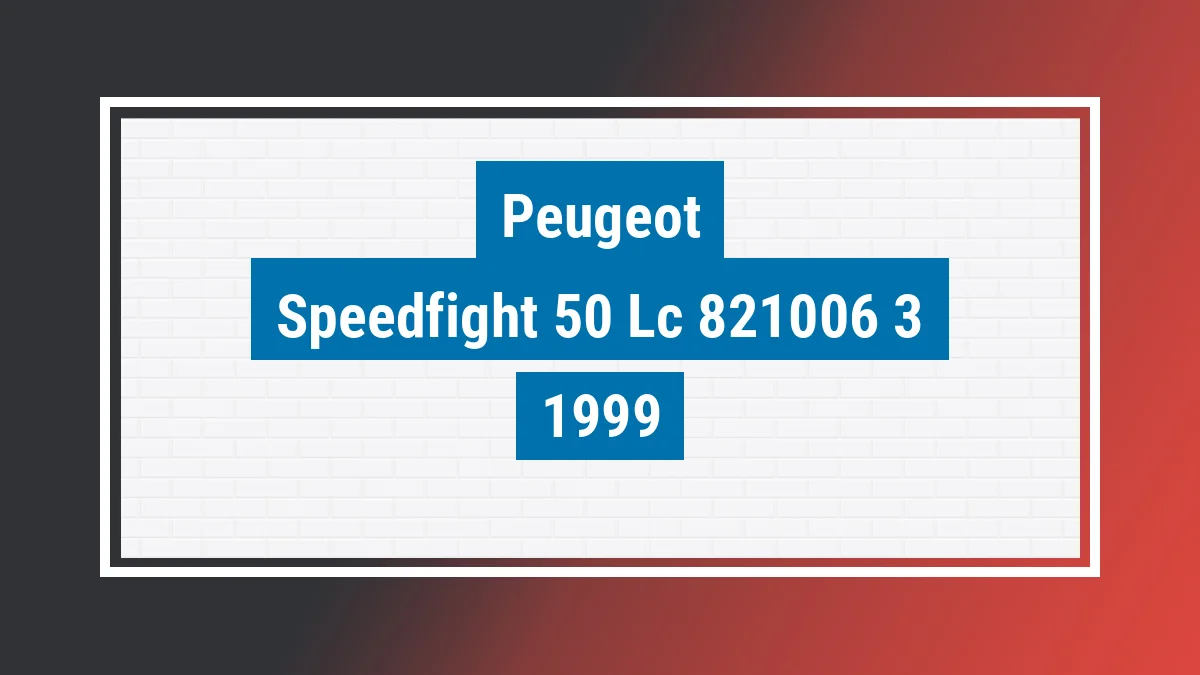 Imagem ilustrativa Peugeot Speedfight 50-lc 1999