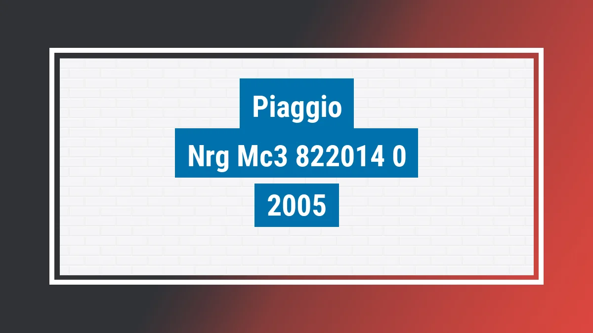 Imagem ilustrativa Piaggio Nrg Mc3 Dd 49.4cc 2005