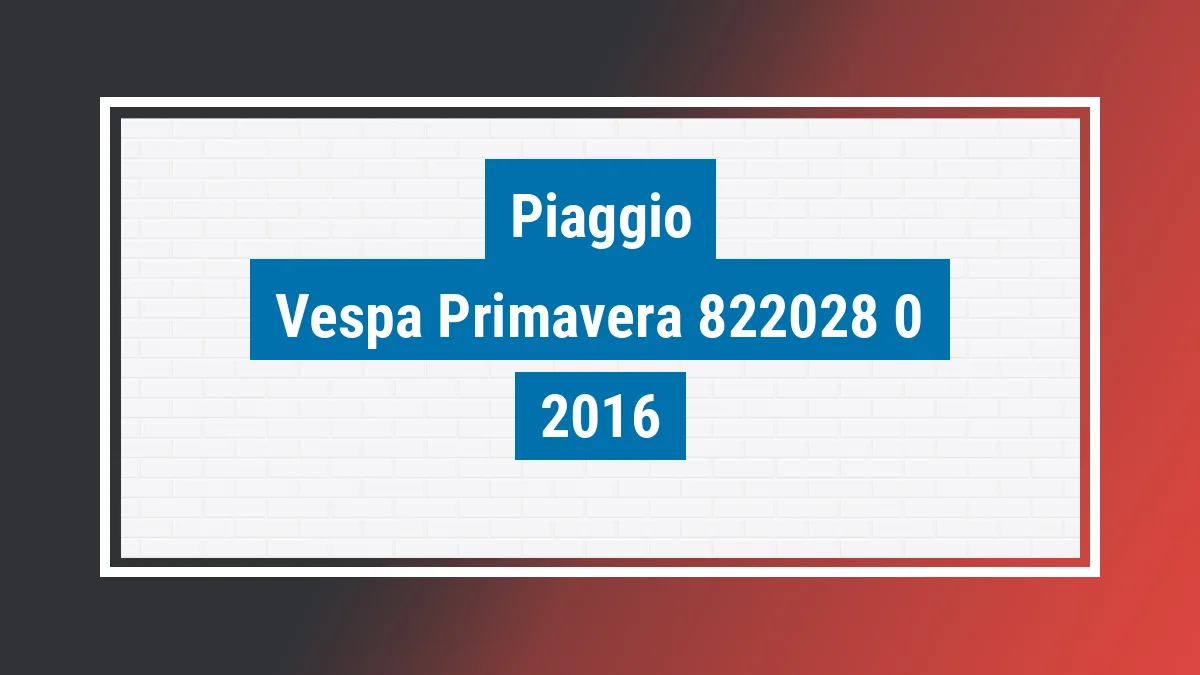 Imagem ilustrativa Piaggio Vespa Primavera 150 Iget Abs 2016