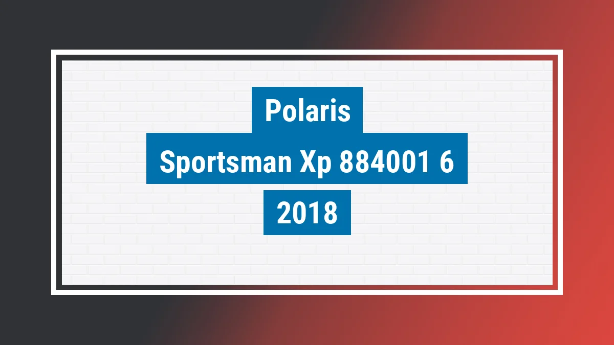 Imagem ilustrativa Polaris Sportsman Xp 1000 4x4 Quadriciclo 2018