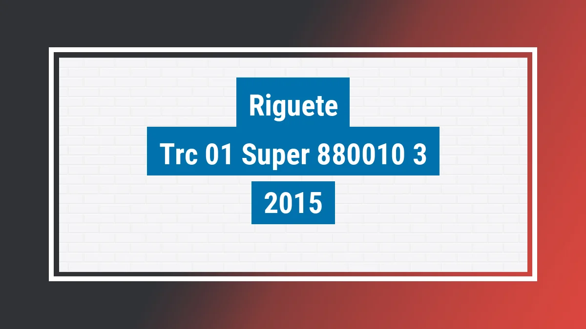 Imagem ilustrativa Riguete Trc-01 Super Luxo Se 1.8 2015