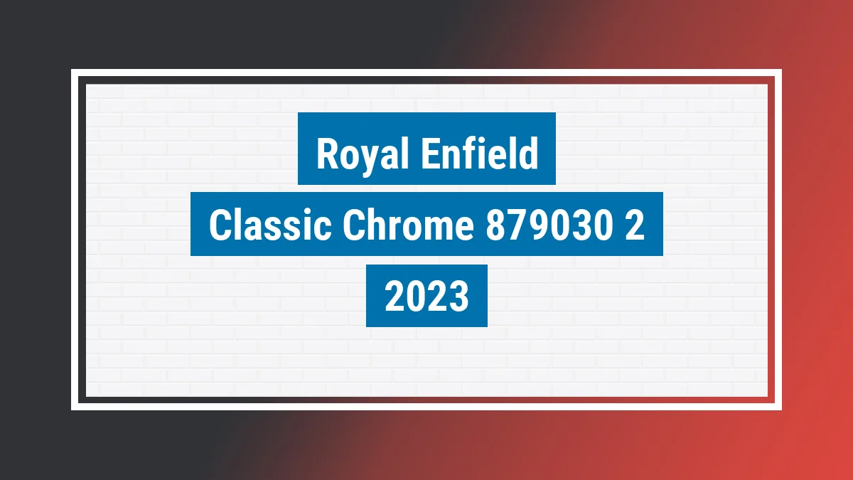 Imagem ilustrativa Royal Enfield Classic Chrome 350cc Abs 2023