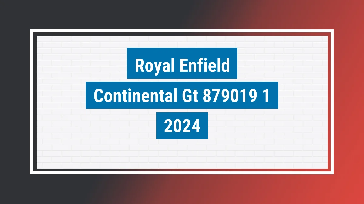 Imagem ilustrativa Royal Enfield Continental Gt Custom 650cc Abs 2024