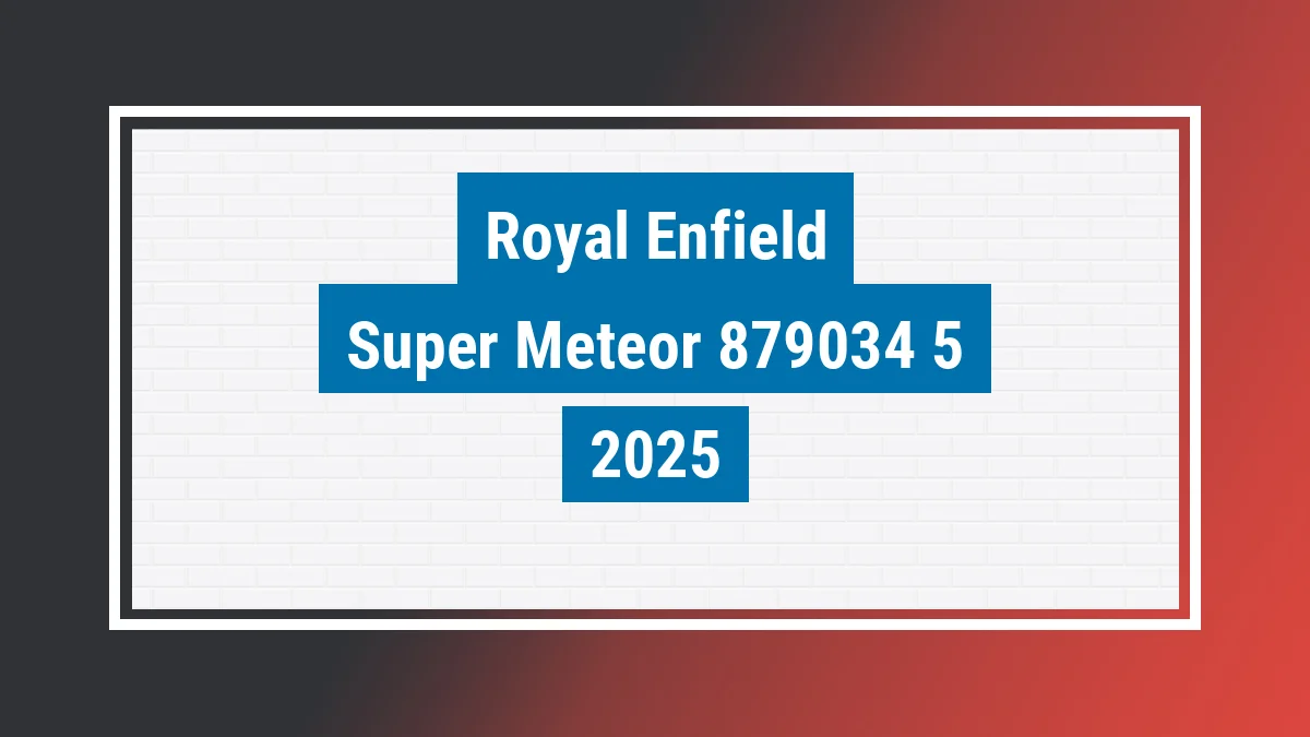 Imagem ilustrativa Royal Enfield Super Meteor Astral 650cc Abs 2025