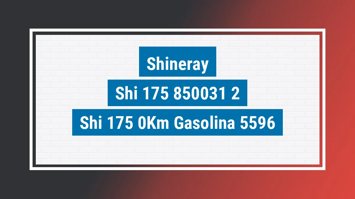 Imagem ilustrativa Shineray Shi 175 0km