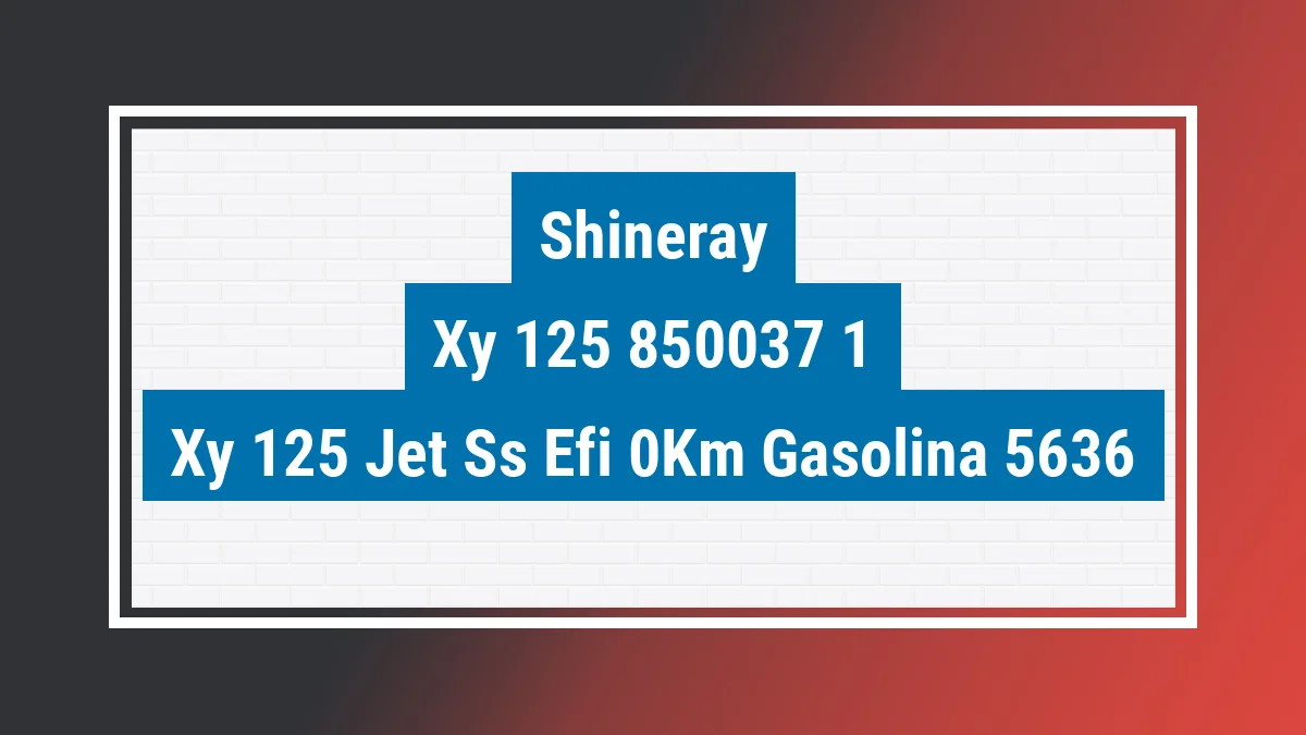 Imagem ilustrativa Shineray Xy 125 Jet Ss Efi 0km