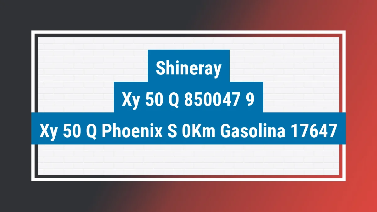 Imagem ilustrativa Shineray Xy 50-q Phoenix S 0km