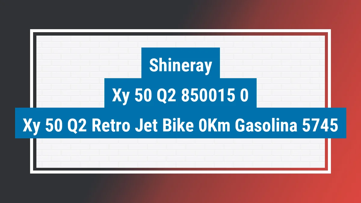 Imagem ilustrativa Shineray Xy 50-q2 Retro jet bike 0km
