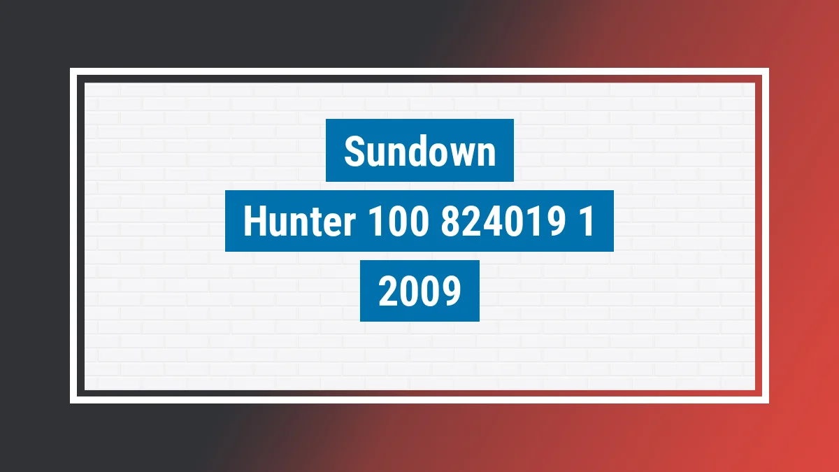 Imagem ilustrativa Sundown Hunter 100 95cc 2009