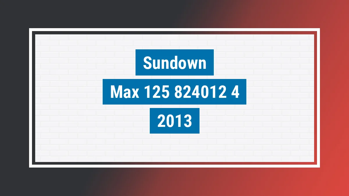 Imagem ilustrativa Sundown Max 125 Sed 2013