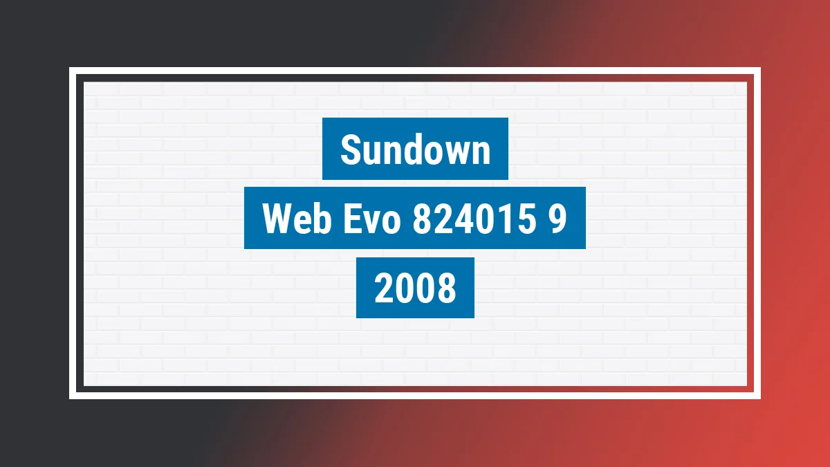 Imagem ilustrativa Sundown Web Evo 97cc 2008