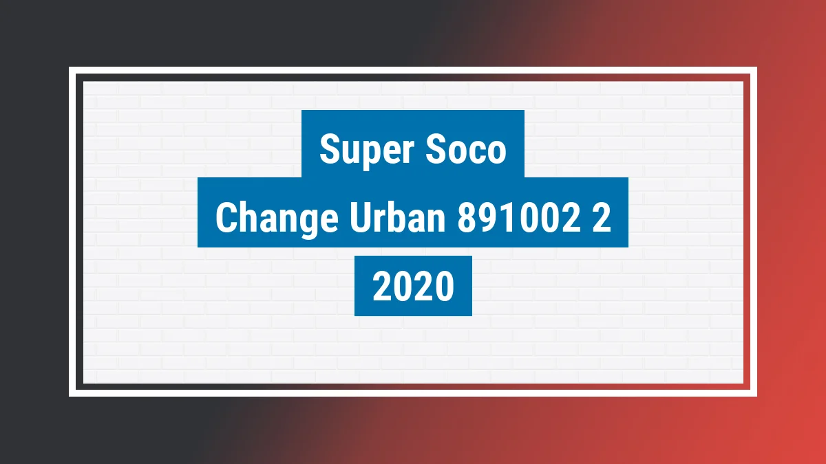 Imagem ilustrativa Super Soco Change Urban 1200w (elétrica) 2020