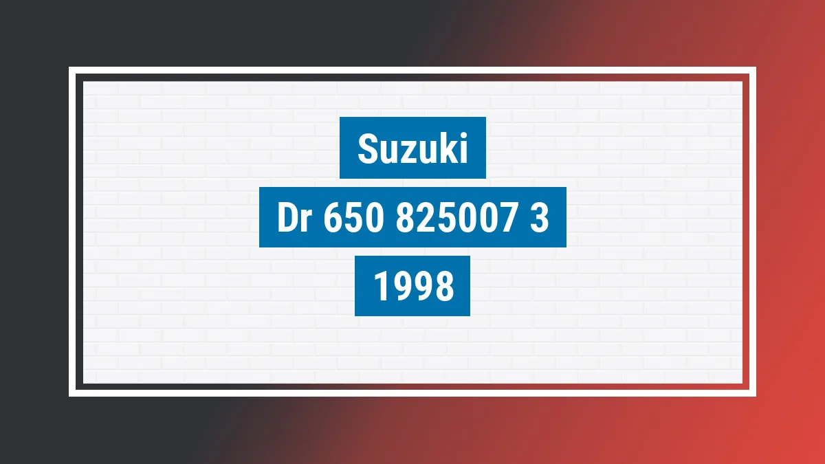 Imagem ilustrativa Suzuki Dr 650 Re 1998