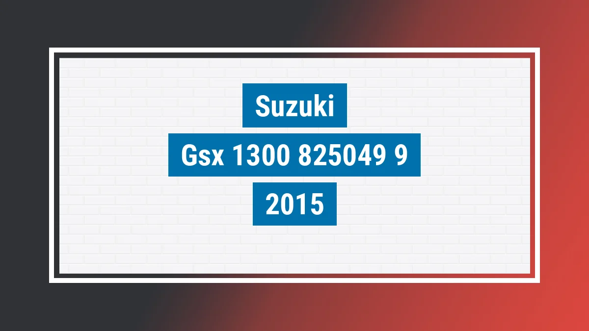 Imagem ilustrativa Suzuki Gsx 1300 B-king 2015