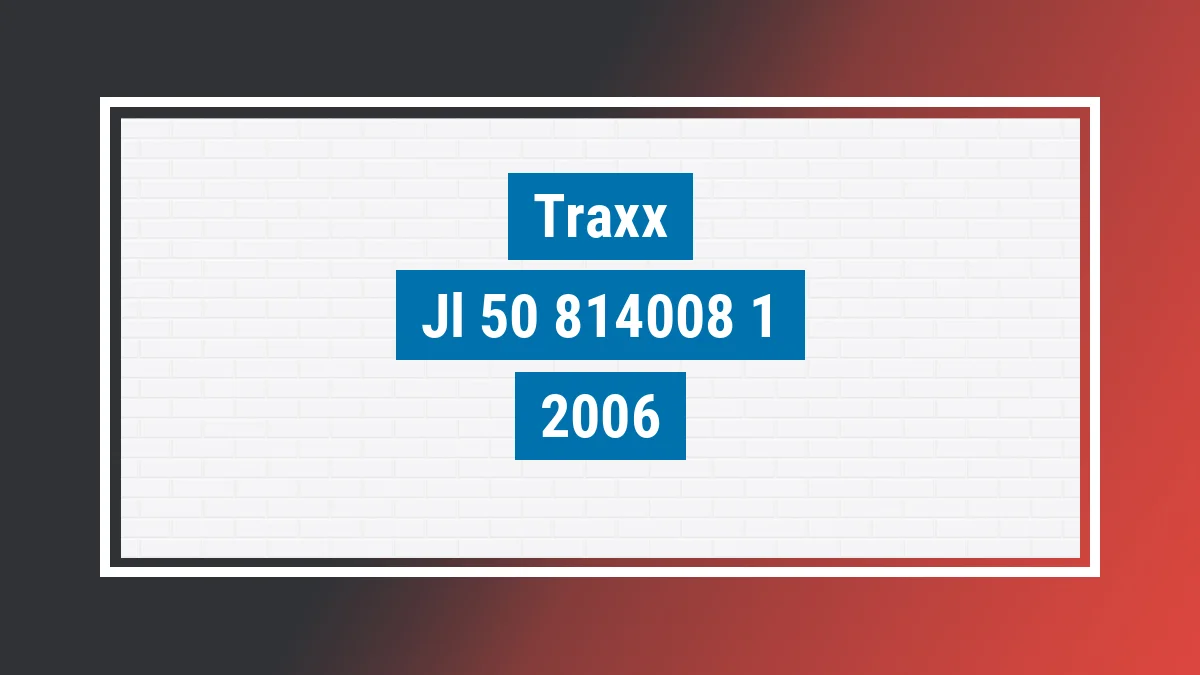 Imagem ilustrativa Traxx Jl 50 Q-2 Star 2006