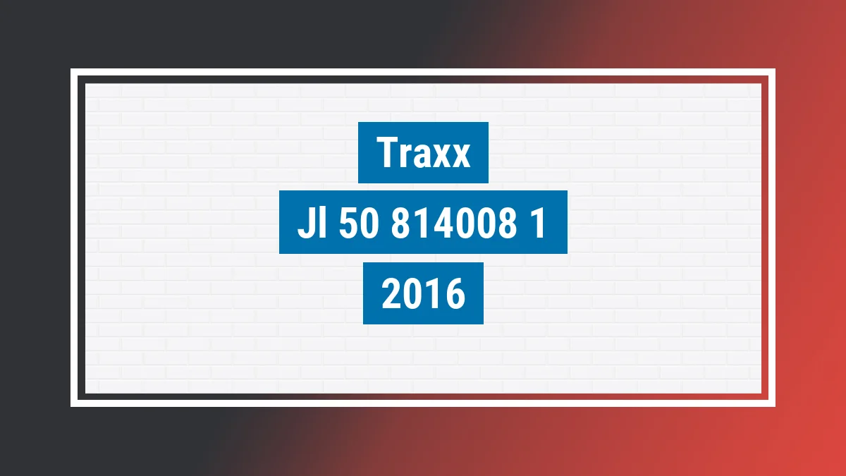 Imagem ilustrativa Traxx Jl 50 Q-2 Star 2016