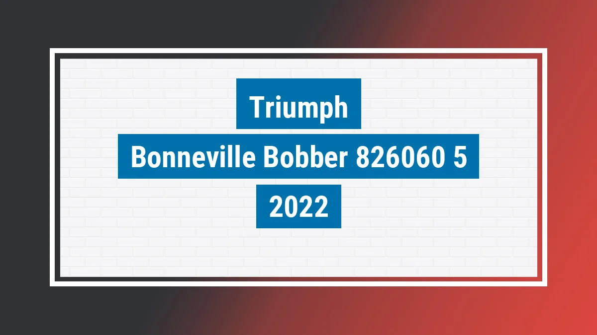 Imagem ilustrativa Triumph Bonneville Bobber 1200cc 2022