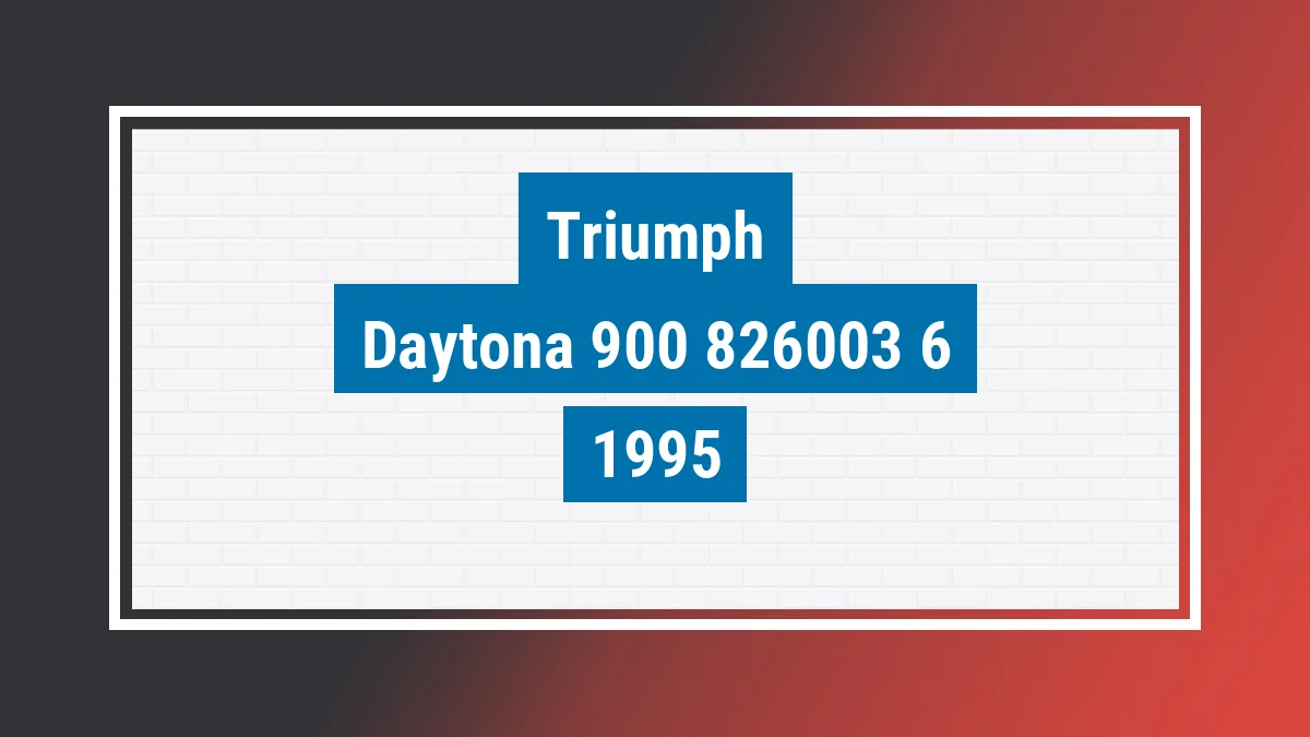 Imagem ilustrativa Triumph Daytona 900 1995
