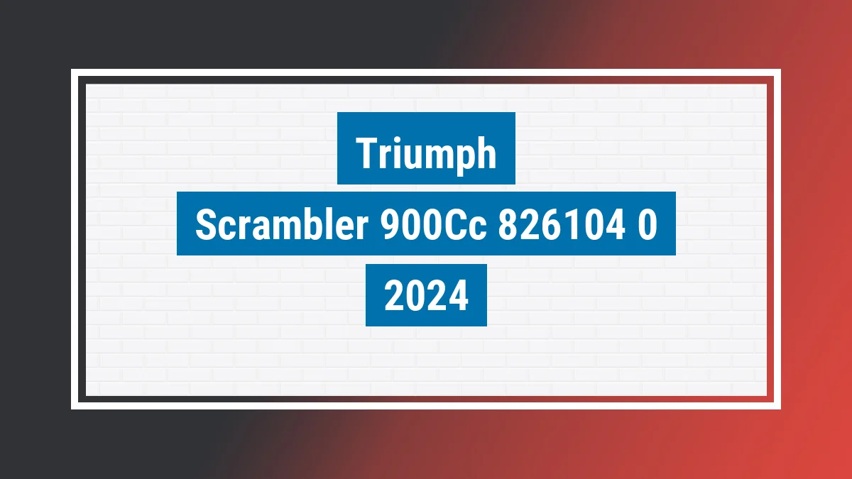 Imagem ilustrativa Triumph Scrambler 900cc Stealth Edition 2024