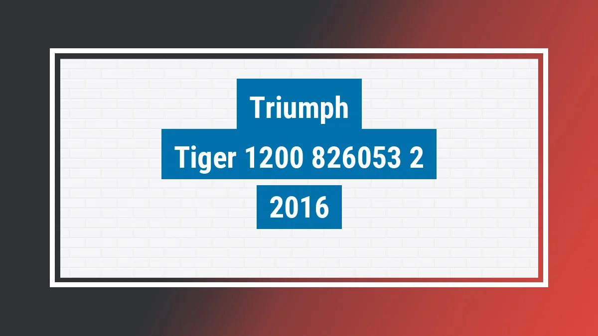 Imagem ilustrativa Triumph Tiger 1200 Explorer Xcx 2016