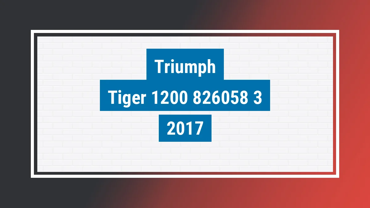 Imagem ilustrativa Triumph Tiger 1200 Explorer Xca 2017
