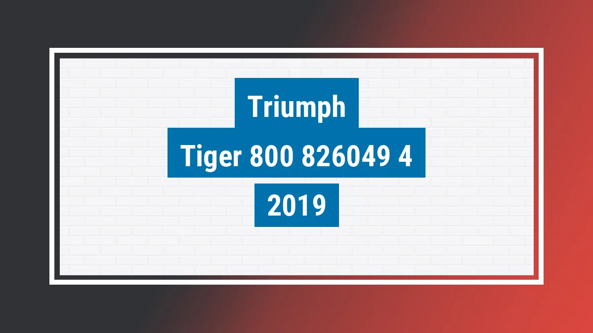 Imagem ilustrativa Triumph Tiger 800 Xca 2019