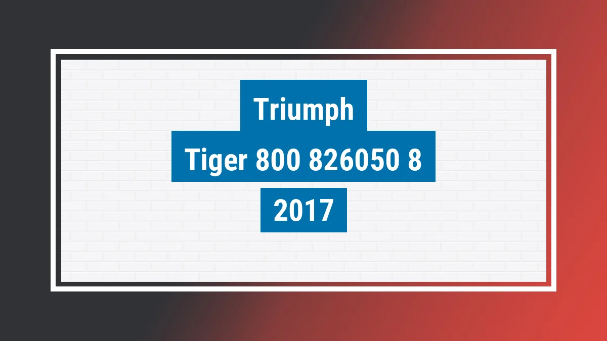 Imagem ilustrativa Triumph Tiger 800 Xrxl 2017