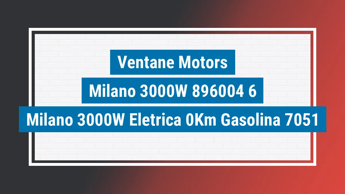 Imagem ilustrativa Ventane Motors Milano 3000w (elétrica) 0km