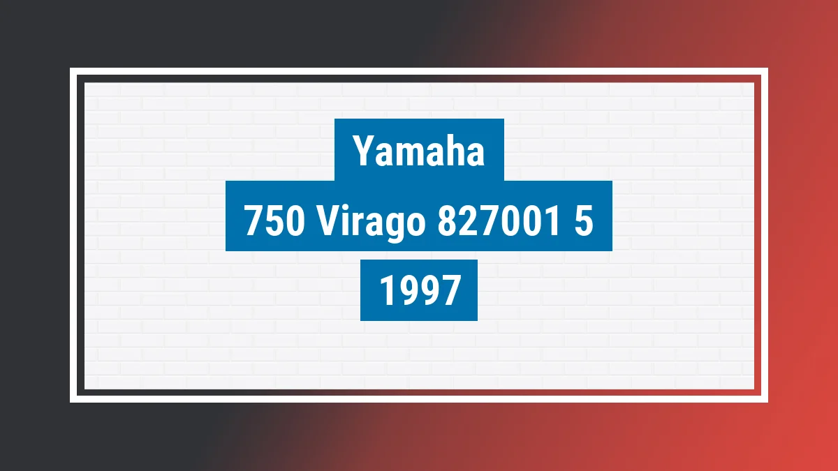 Imagem ilustrativa Yamaha 750 Virago 1997