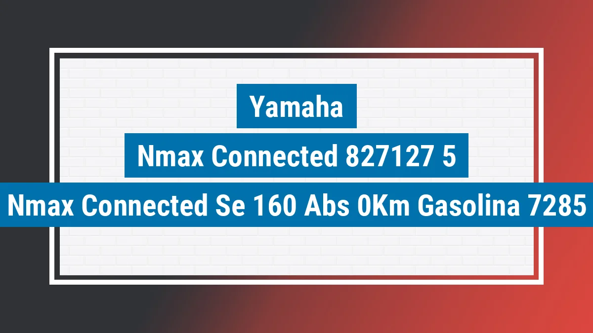 Imagem ilustrativa Yamaha Nmax Connected Se 160 Abs 0km