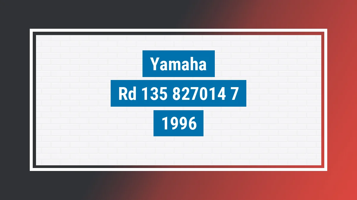 Imagem ilustrativa Yamaha Rd 135 1996