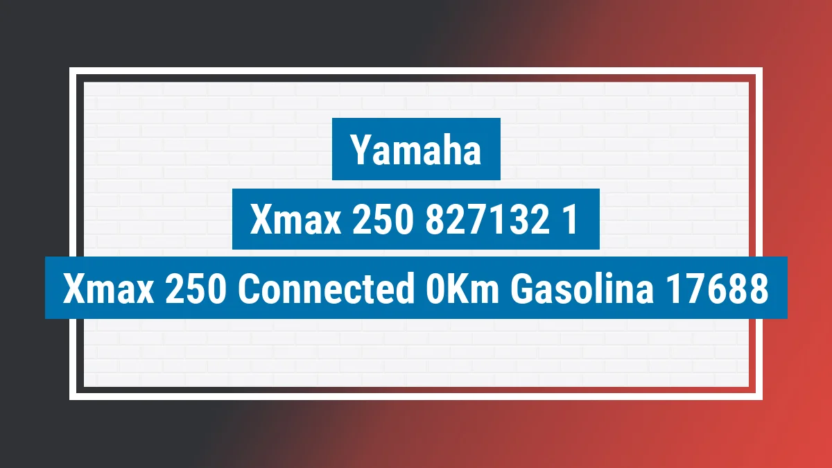 Imagem ilustrativa Yamaha Xmax 250 Connected 0km