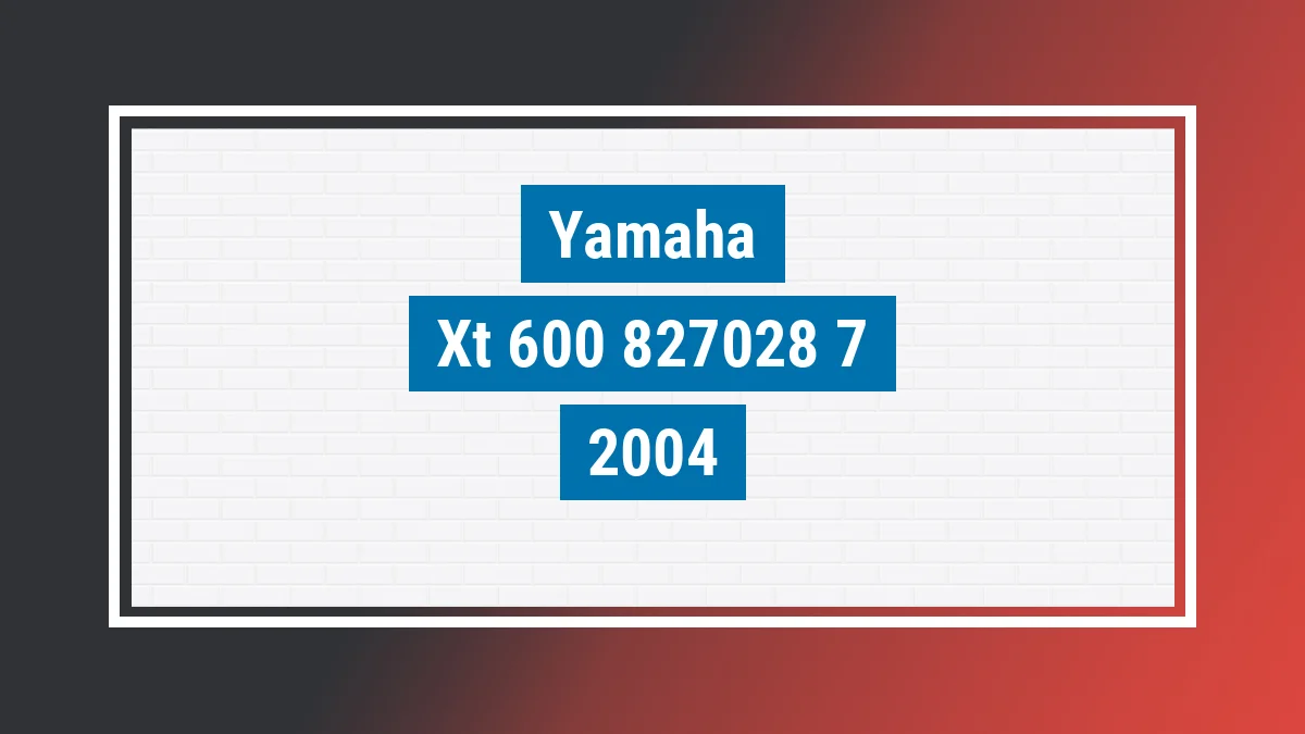 Imagem ilustrativa Yamaha Xt 600 E 2004
