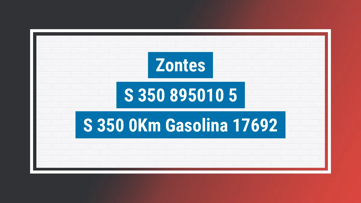Imagem ilustrativa Zontes S 350 0km