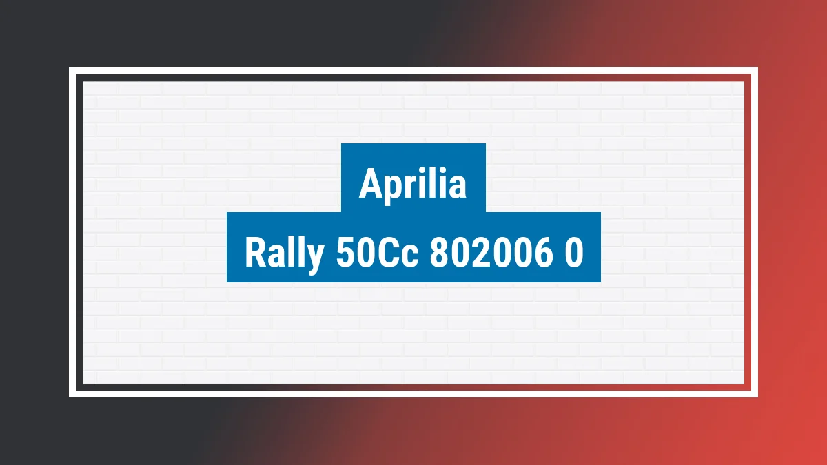Imagem ilustrativa modelo Rally 50cc Aprilia