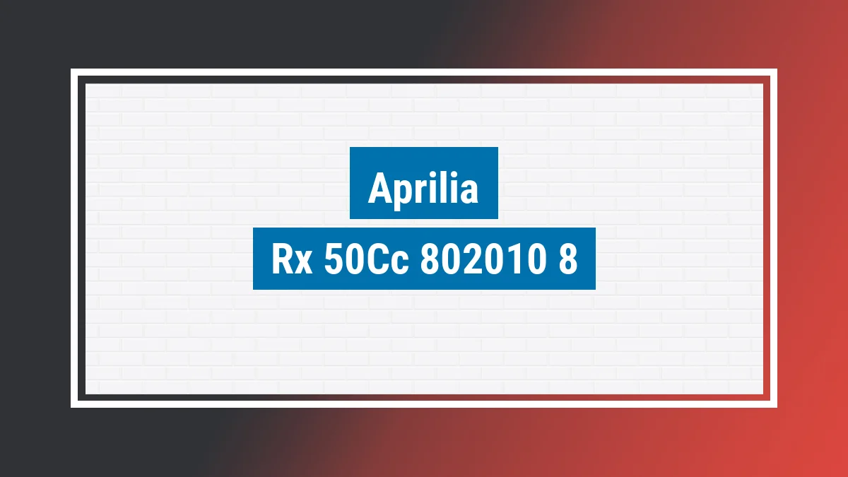 Imagem ilustrativa modelo Rx 50cc Aprilia