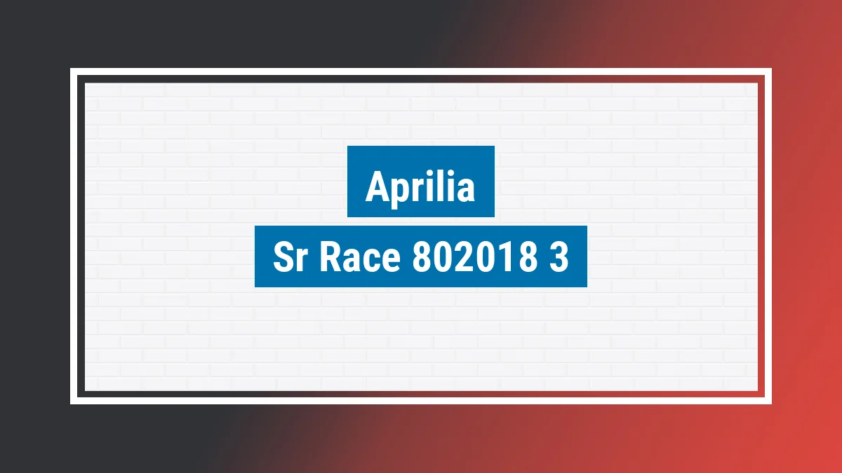 Imagem ilustrativa modelo Sr Race 150cc Aprilia