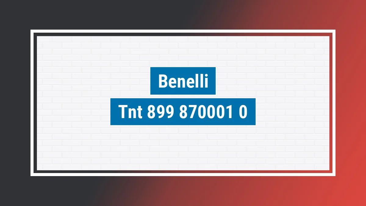 Imagem ilustrativa modelo Tnt 899 Benelli