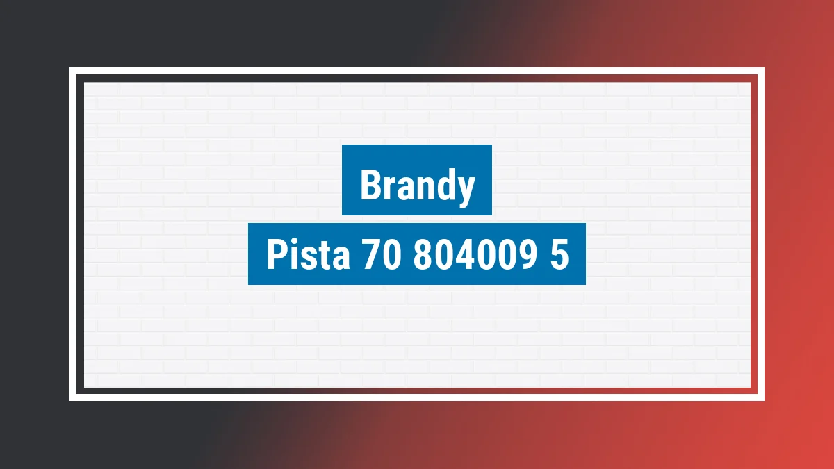 Imagem ilustrativa modelo Pista 70 Brandy