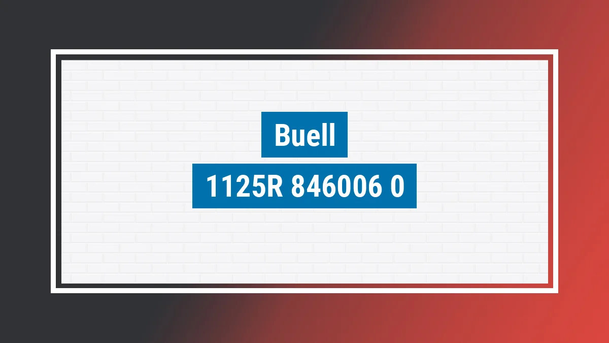 Imagem ilustrativa modelo 1125r Buell
