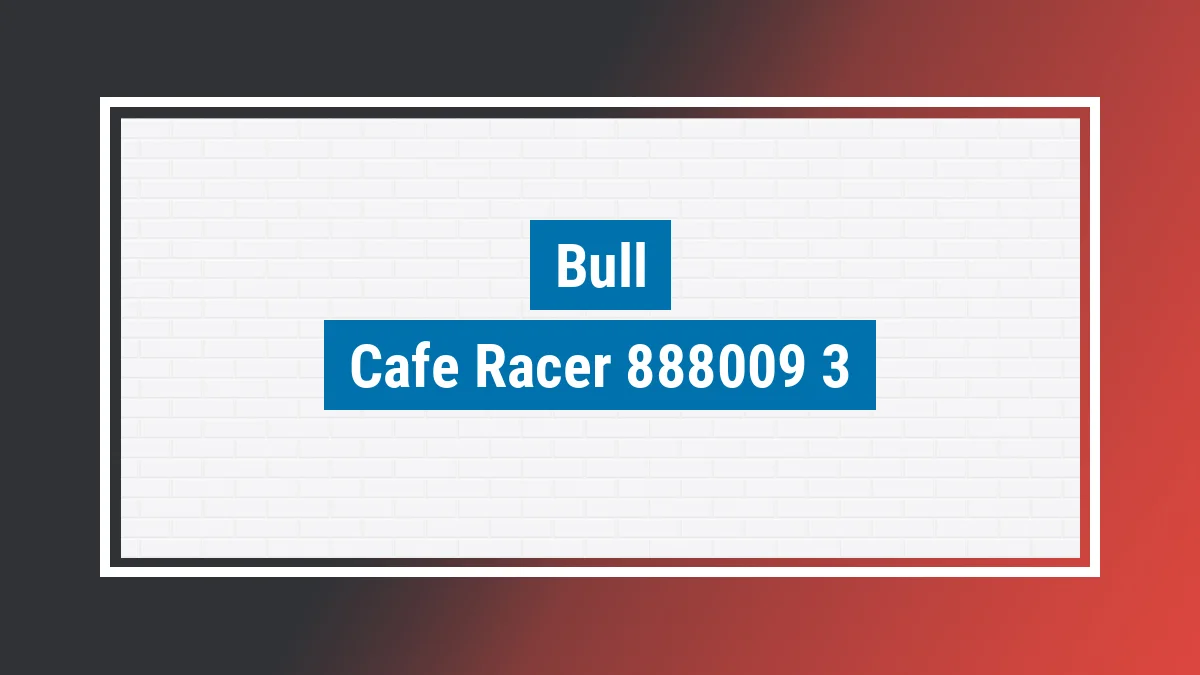 Imagem ilustrativa modelo Café Racer B31 Bull