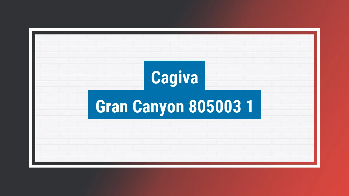 Imagem ilustrativa modelo Gran Canyon 900 Cagiva