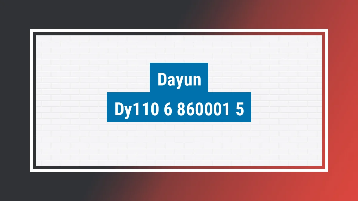 Imagem ilustrativa modelo Dy110-6 Dayun