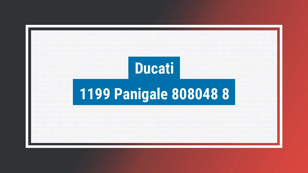 Imagem ilustrativa modelo 1199 Panigale Ducati