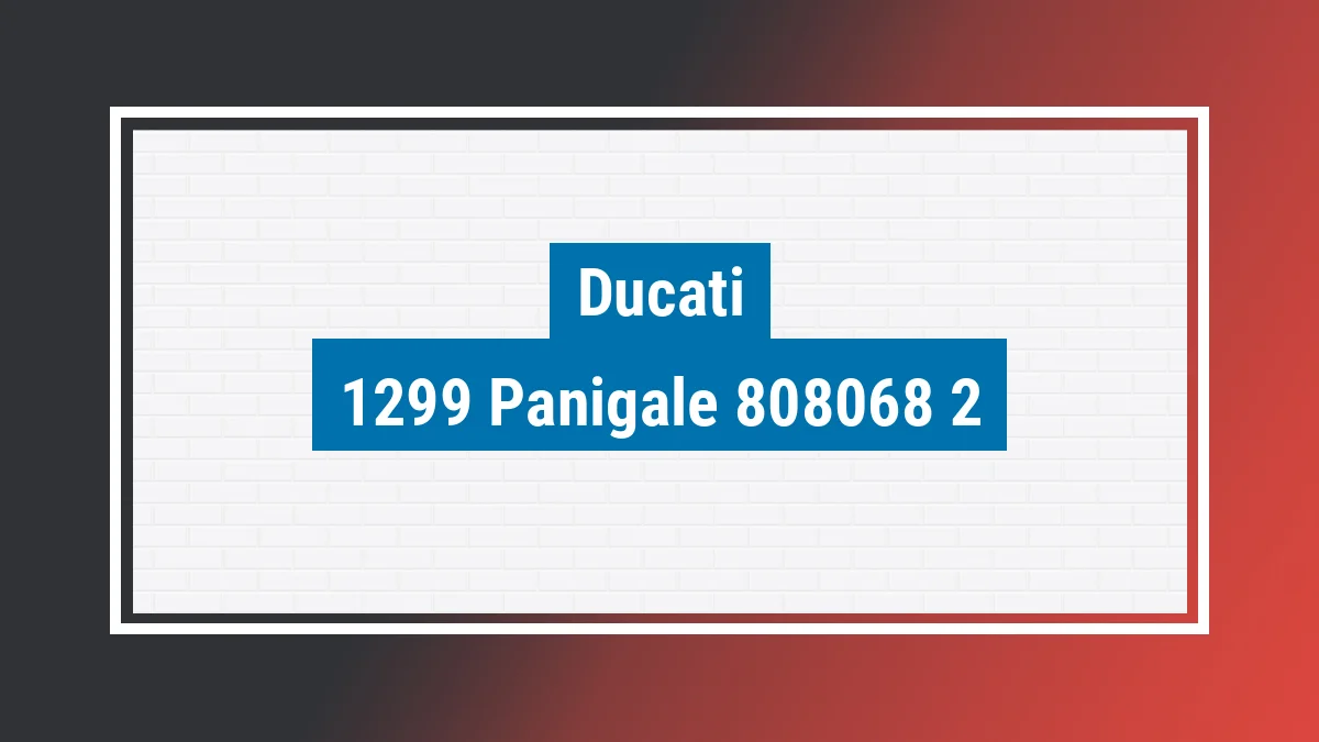 Imagem ilustrativa modelo 1299 Panigale S Ducati
